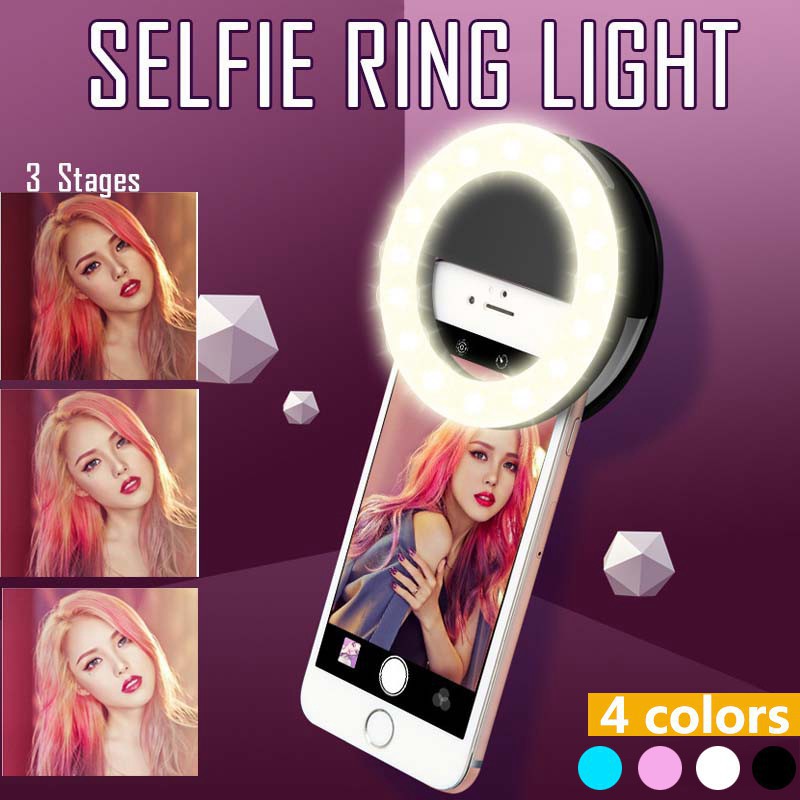 Đèn LED Selfie Vòng Sáng 3 Cấp - đánh giá và giá Photography Lighting Description