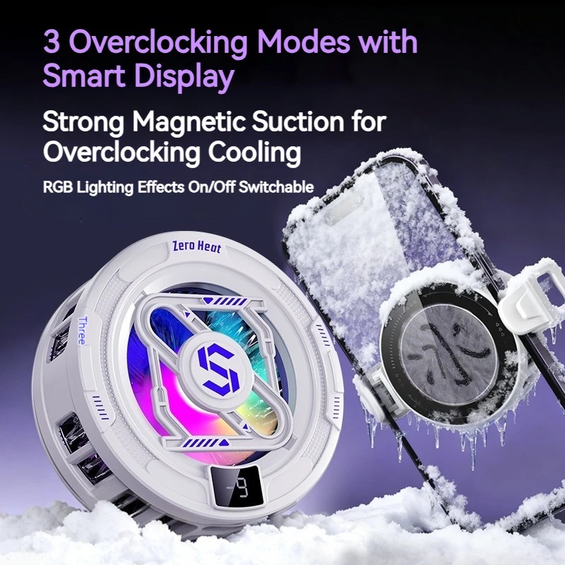 K52 AI Mobile Cooler Magnetic  - đánh giá và giá Photography Lighting Game
