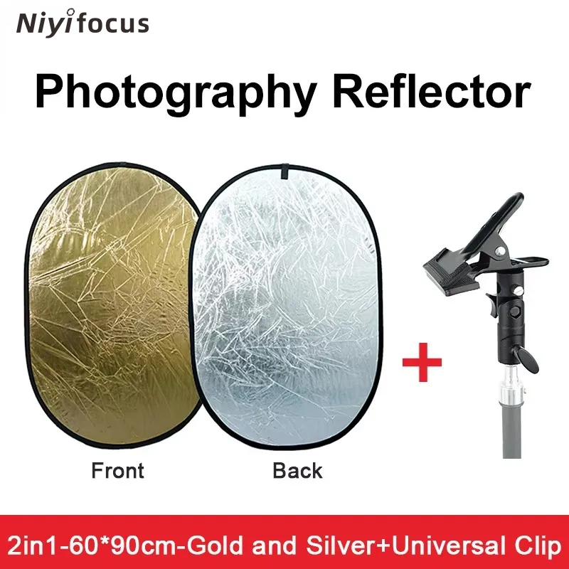 2in1 Round Portable Reflector  - đánh giá và giá Photography Lighting Handheld