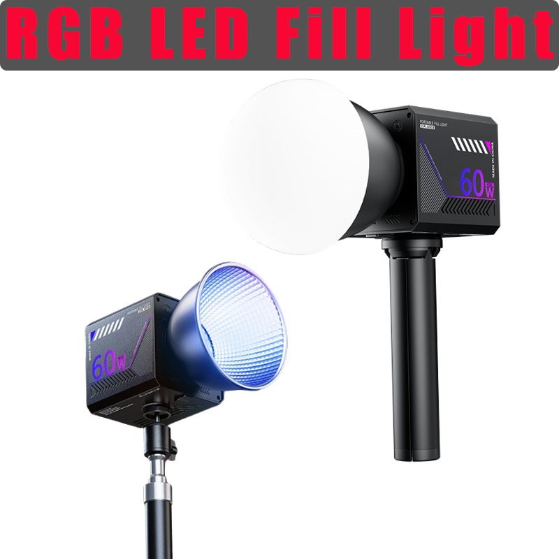 60W RGB Video Light Portable L - đánh giá và giá Photography Lighting Handheld