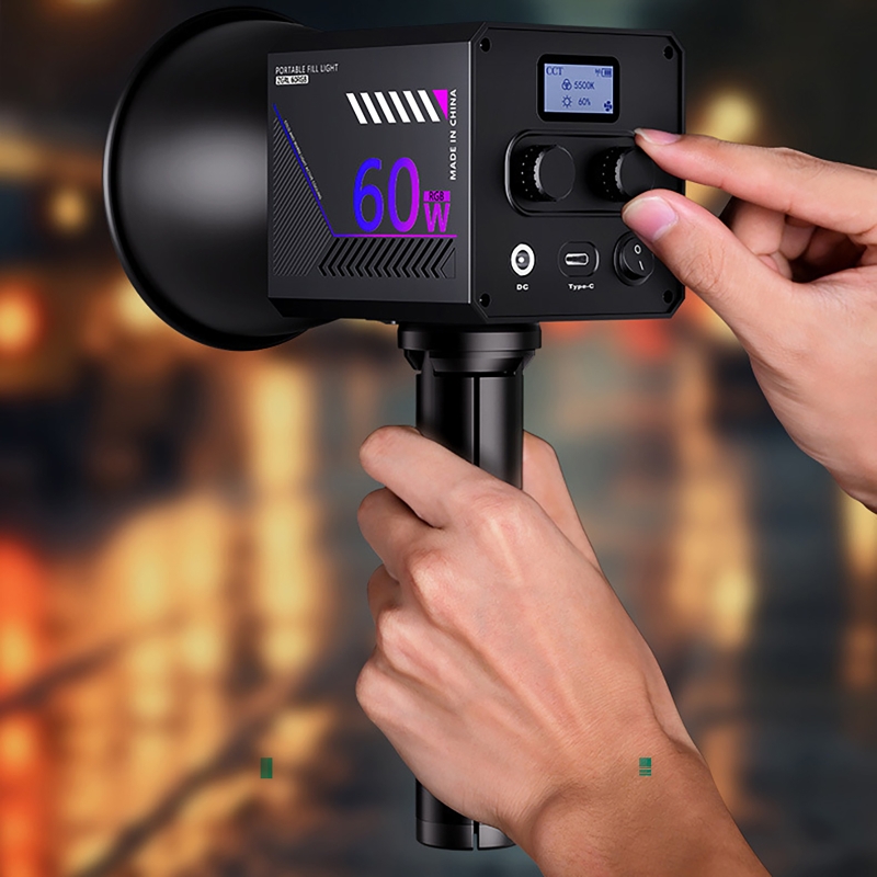 60W RGB Video Light Portable L - đánh giá và giá Photography Lighting Handheld