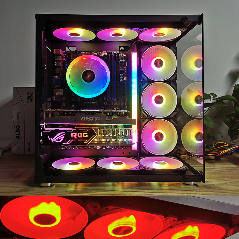 ARGB 120mm Case Fan 5V 3PIN Mo - đánh giá và giá Photography Lighting Game